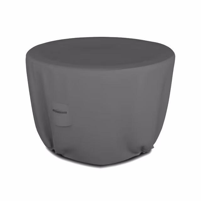 POVL Outdoor Frisk 59" Round Aluminum Dining Table Protective Cover