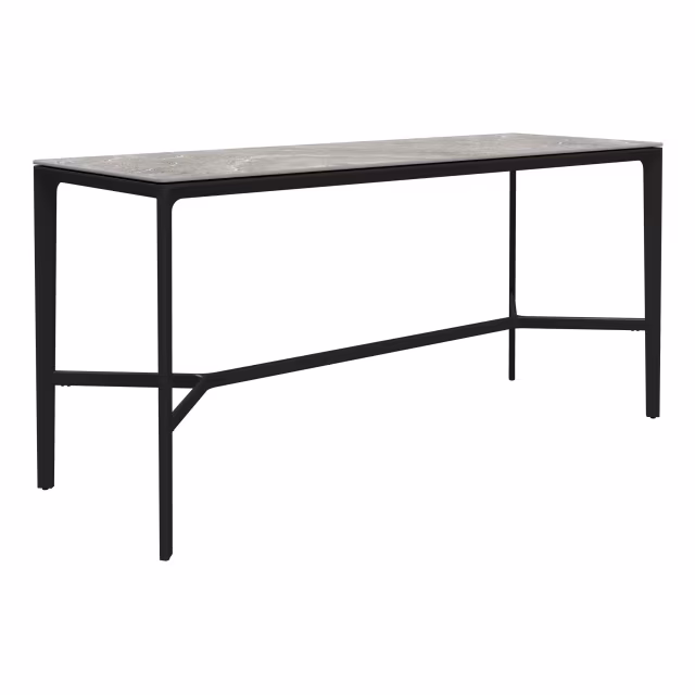 Gloster Carver 87" Ceramic Rectangular Bar Table