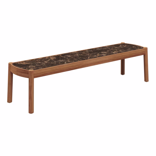 Gloster Haven 62" Ceramic Rectangular High Coffee Table