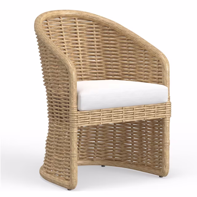 Sunset West Playa Wicker Dining Chair Replacement Cushion