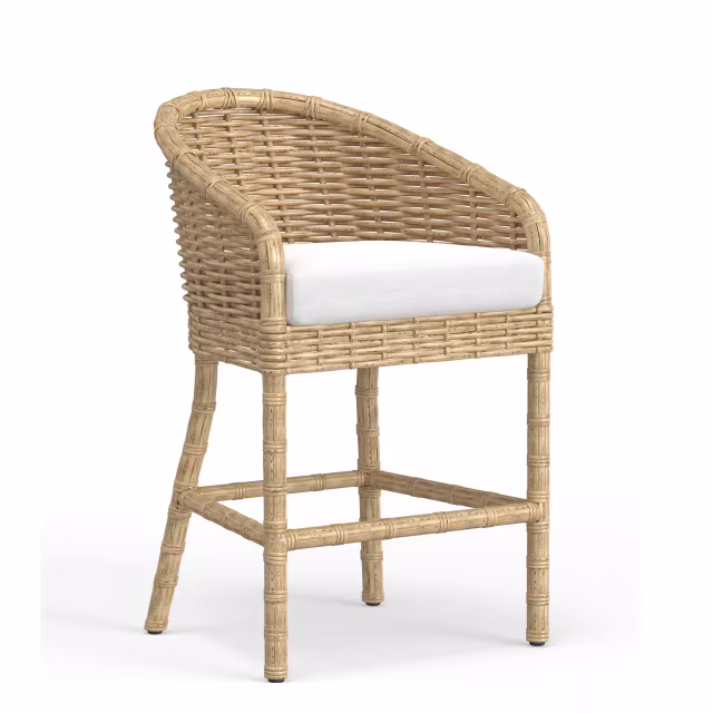 Sunset West Playa Wicker Counter Stool Replacement Cushion