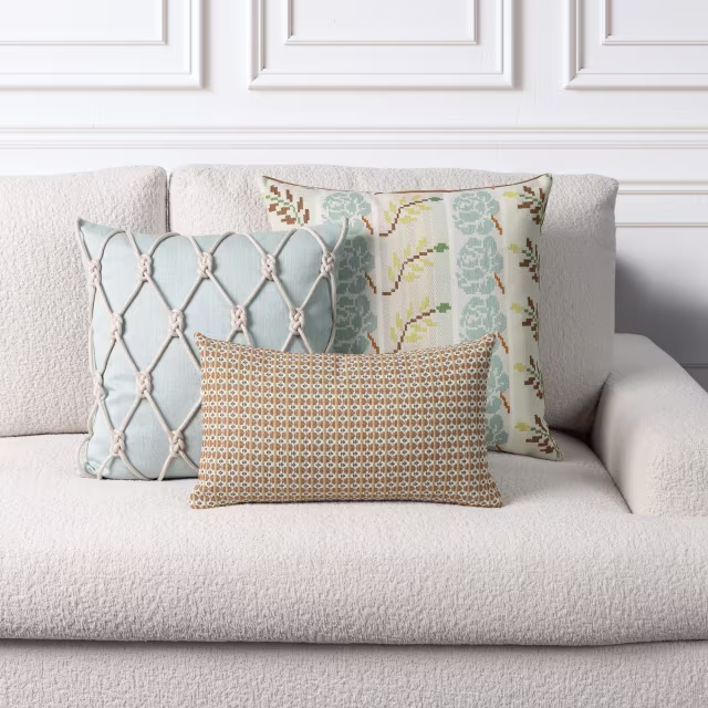 Elaine Smith 20" x 12" Cadence Sienna Outdoor Pillow