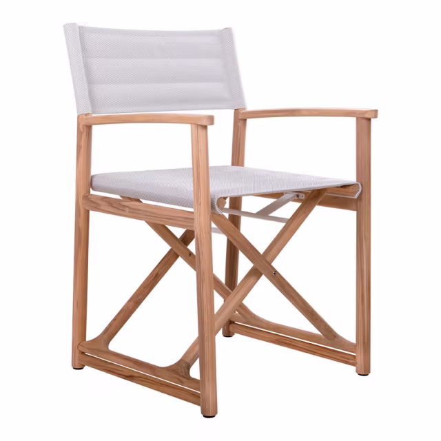 POVL Outdoor Vorso Teak Folding Director's Chair