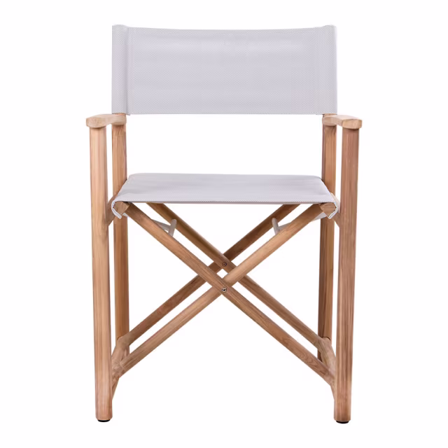 POVL Outdoor Vorso Teak Folding Director's Chair