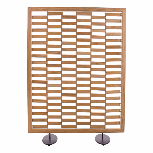 POVL Outdoor Isara 49" Teak Privacy Screen