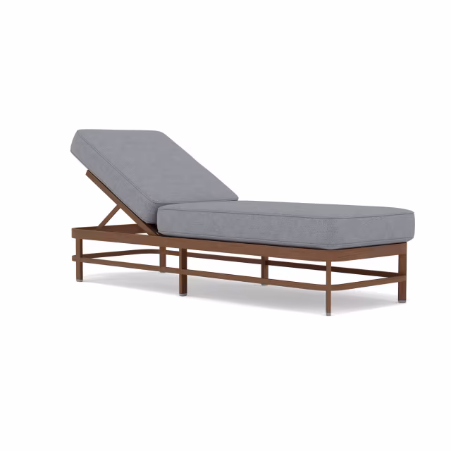 Woodard Brit Aluminum Chaise Lounge