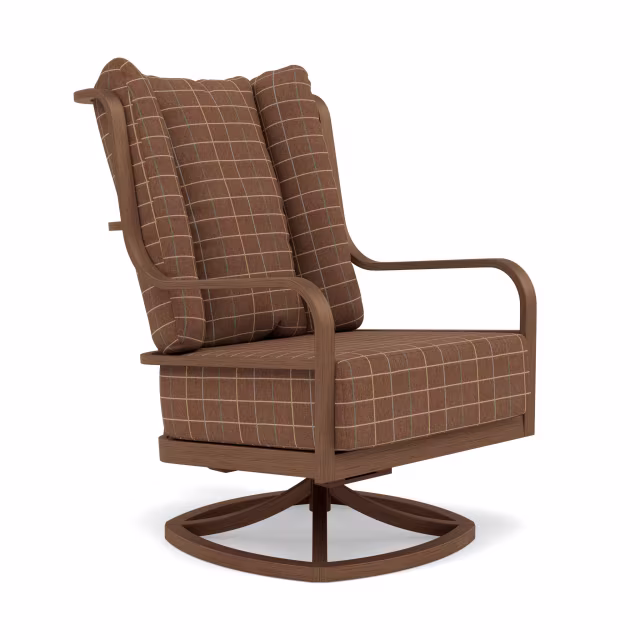 Woodard Brit Aluminum Swivel Lounge Chair