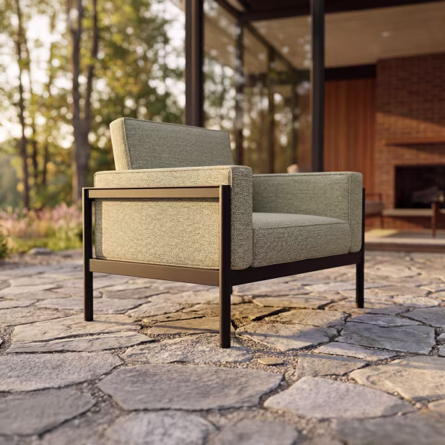Woodard Brook Aluminum Lounge Chair