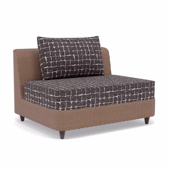 Woodard Mingle Woven Armless Outdoor Sectional Unit