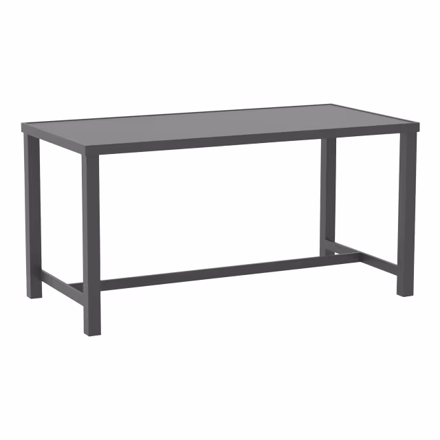 Lane Venture Bonavista 72" Aluminum Rectangular Counter Table