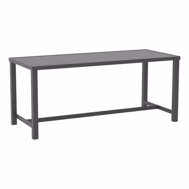 Lane Venture Bonavista 84" Aluminum Rectangular Counter Table
