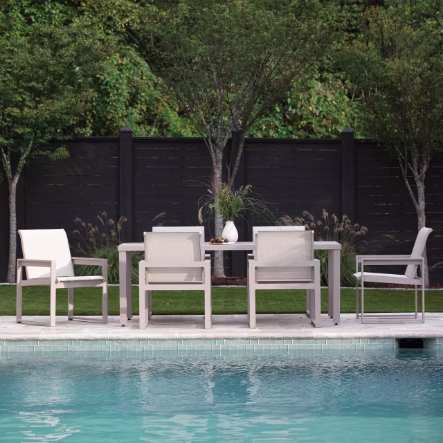 Lane Venture Bonavista Sling Dining Armchair with Track Arm