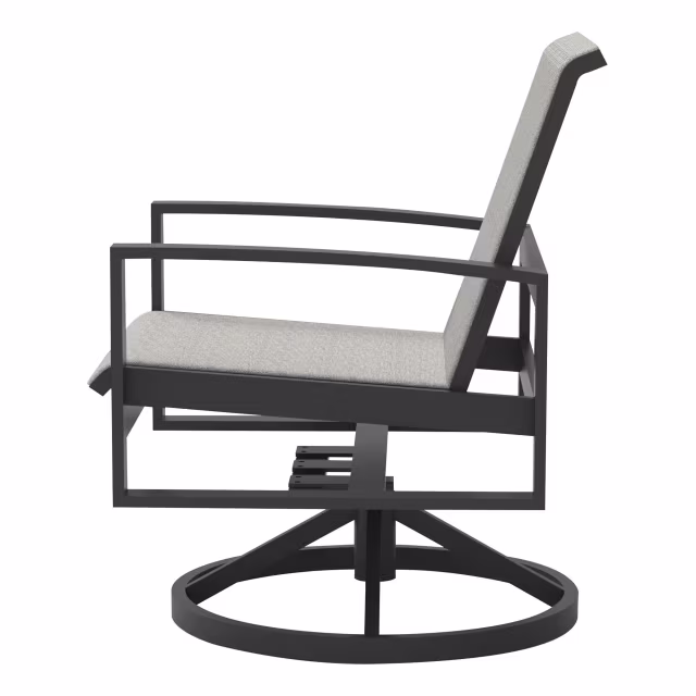 Lane Venture Bonavista Sling Swivel Dining Armchair with Arch Arm