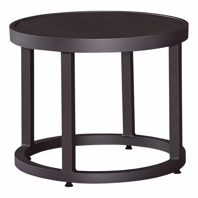 Lane Venture Bonavista 25" Aluminum Round End Table