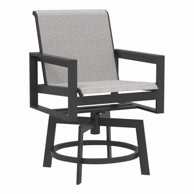 Lane Venture Bonavista Sling Swivel Counter Stool with Track Arm