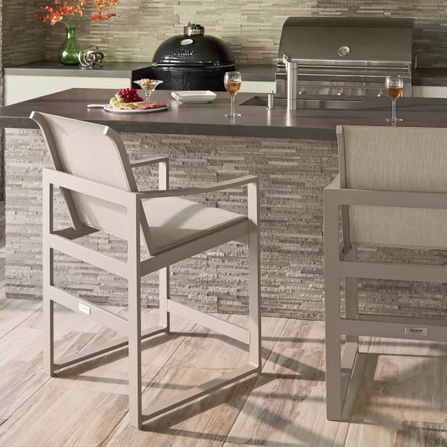 Lane Venture Bonavista Sling Counter Stool with Track Arm