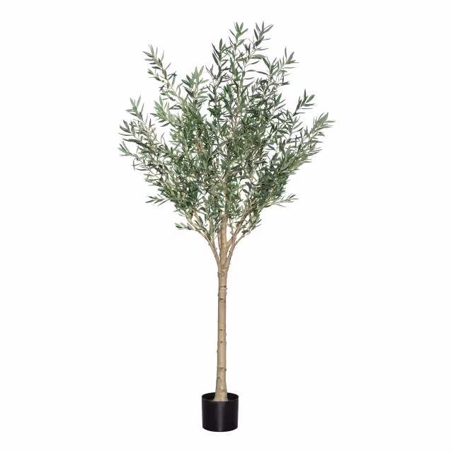 Pottery Pots 94" Faux Olea Europaea Tree