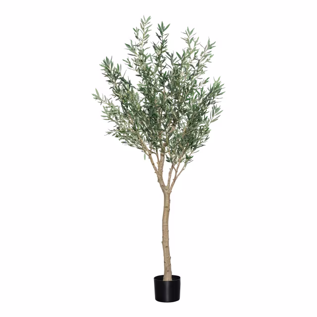 Pottery Pots 94" Faux Olea Europaea Tree
