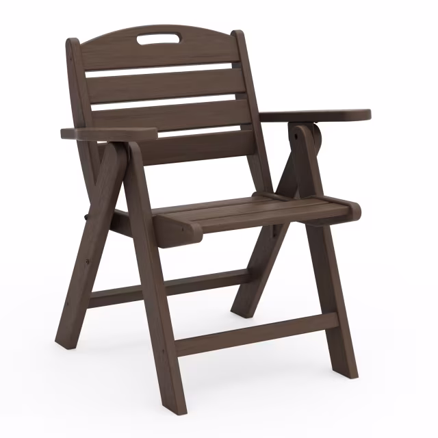 Polywood Nautical Lowback Folding Dining Armchair