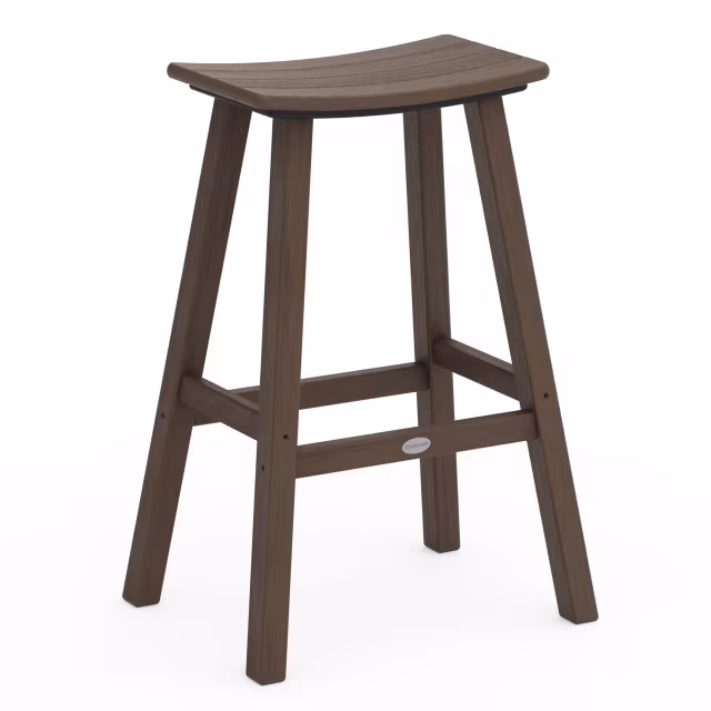 Polywood Traditional Saddle Bar Stool