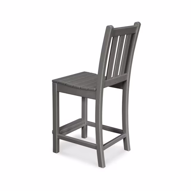 Polywood Traditional Garden Counter Side Chair