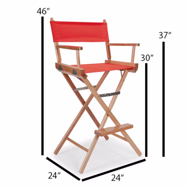 Telescope Casual Folding Sling Director's Chair - Bar Height