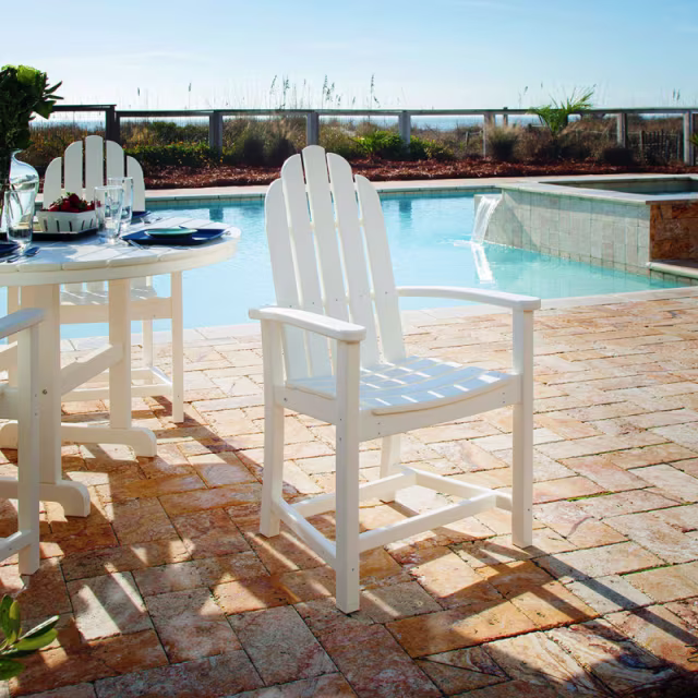 Polywood Classic Adirondack Dining Armchair