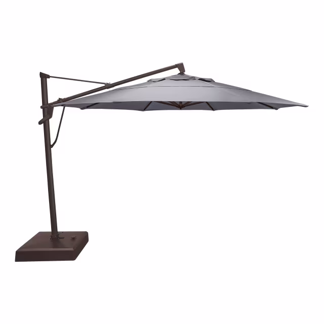 Treasure Garden AKZ PLUS 13' Octagonal Aluminum Cantilever Patio Umbrella
