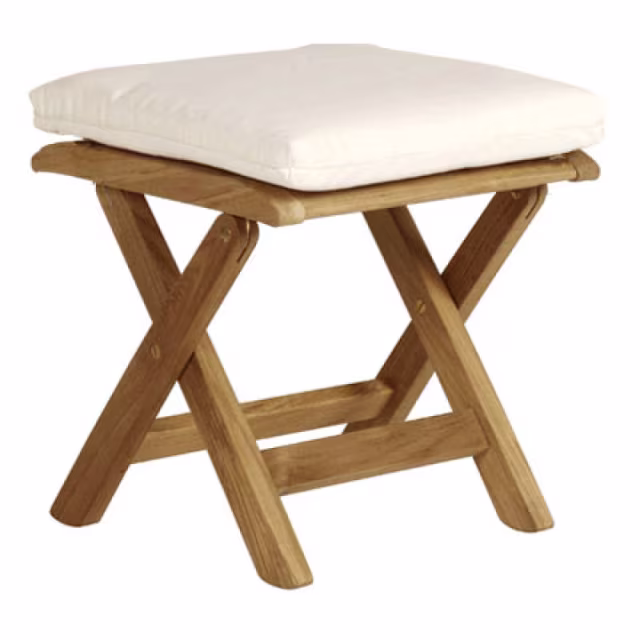 Barlow Tyrie Ascot 17" Square Recliner Footstool or Side Table Replacement Cushion