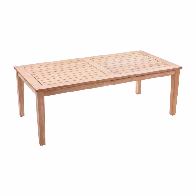 POVL Outdoor Calera 53" Teak Rectangular Coffee Table