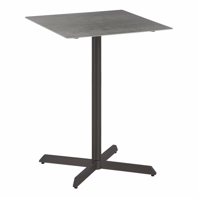 Barlow Tyrie Equinox 28" Steel Square Bar Table