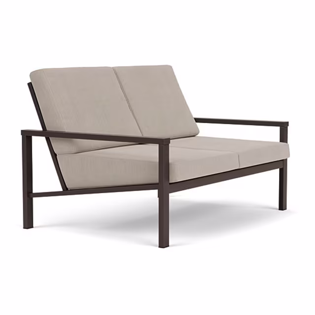 Barlow Tyrie Equinox Deep Seating Loveseat - Powder Coated Steel