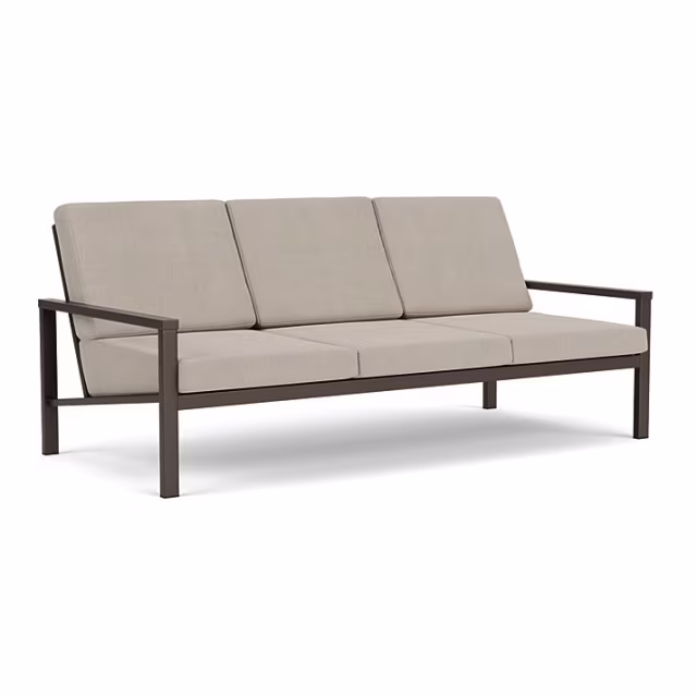 Barlow Tyrie Equinox Deep Seating Sofa - Powder Coated Steel