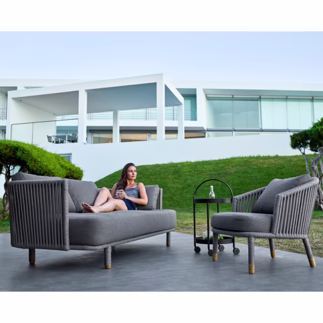 Cane-line Moments Soft Rope 3-Seater Sofa