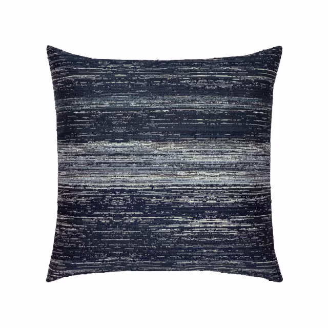 Elaine Smith 20" x 20" Textured Indigo Sunbrella Outdoor Pillow