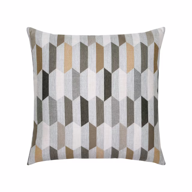Elaine Smith 20" x 20" Chiseled Camel Sunbrella Outdoor Pillow