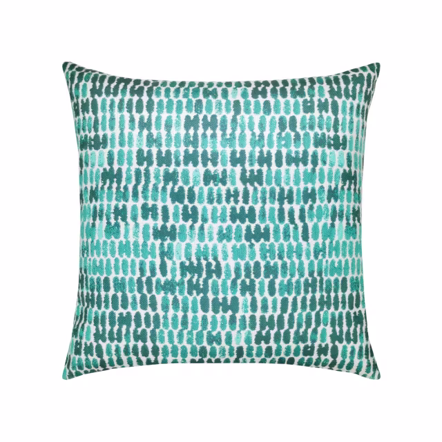 Elaine Smith 20" x 20" Thumbprint Aruba Sunbrella Outdoor Pillow