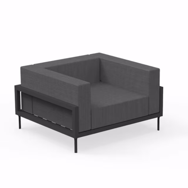 Talenti CleoSoft Alu Upholstered Living Armchair