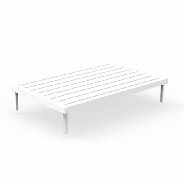 Talenti CleoSoft Alu 39" Aluminum Rectangular Coffee Table