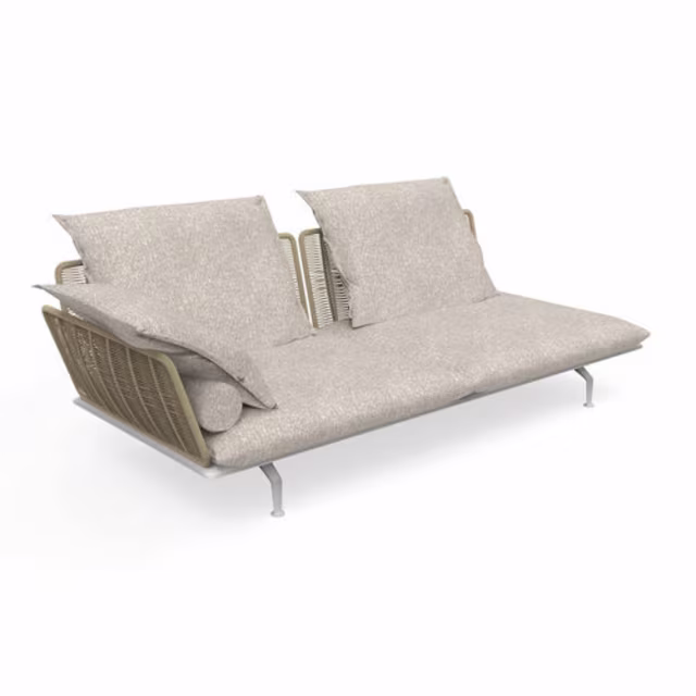 Talenti Cruise Alu Rope Right End Outdoor Sectional Unit