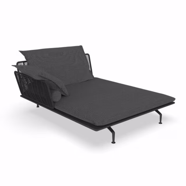 Talenti Cruise Alu Rope Right Arm Chaise Outdoor Sectional Unit