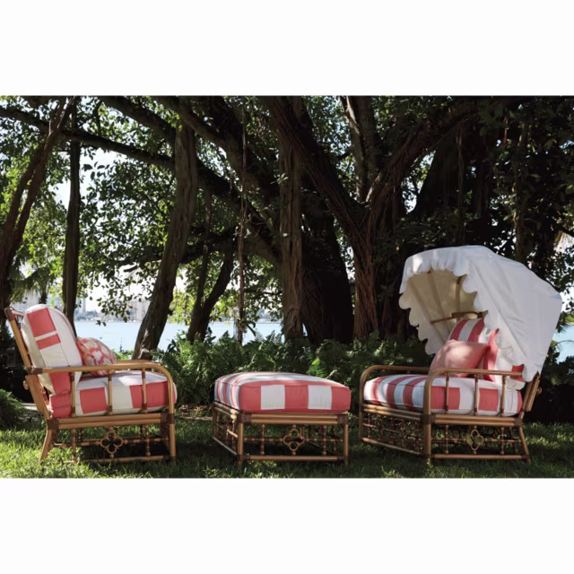 Lane Venture Mimi Aluminum Cuddle Ottoman