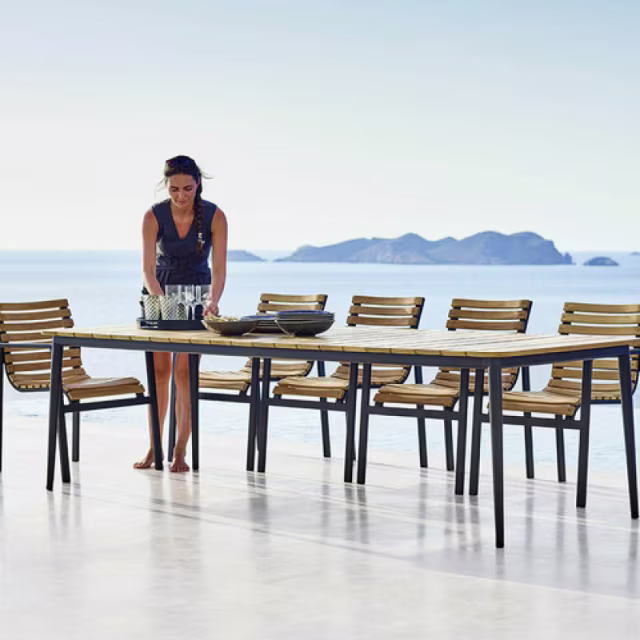 Cane-line Core 108" Teak Rectangular Dining Table