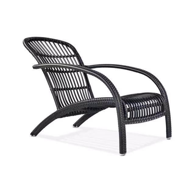 Kannoa Adirondack Stacking Wicker Lounge Chair