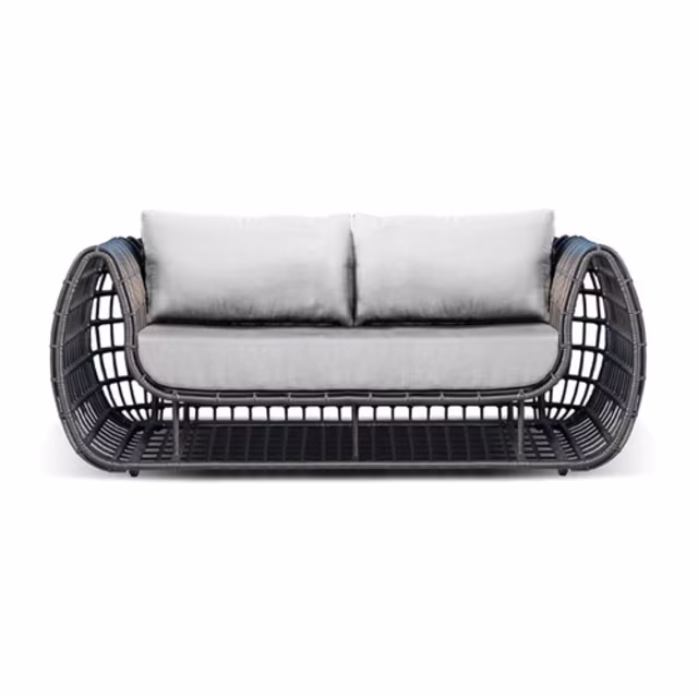 Kannoa Nest Wicker Loveseat