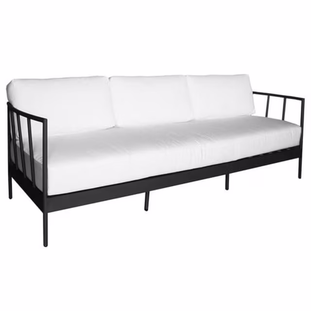 Kannoa Oslo 92" Aluminum Sofa