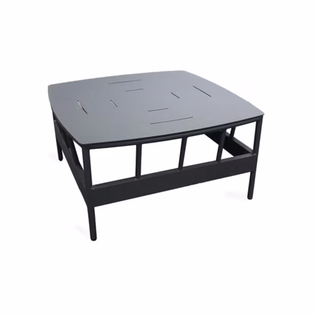 Kannoa Oslo 32" Aluminum Square Coffee Table