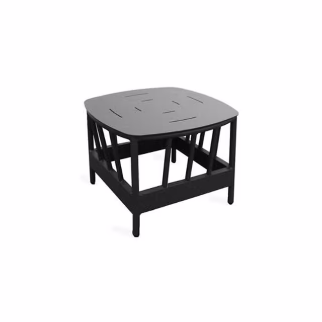 Kannoa Oslo 22" Aluminum Square Side Table