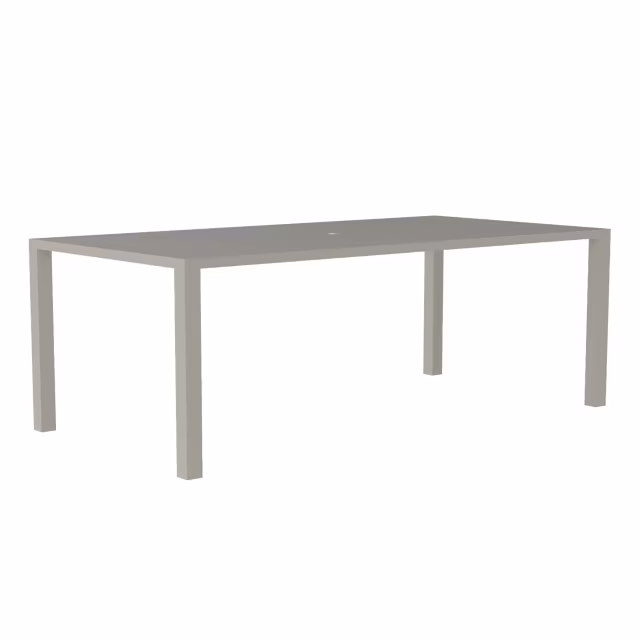 Lane Venture Contempo 84" Aluminum Rectangular Dining Table
