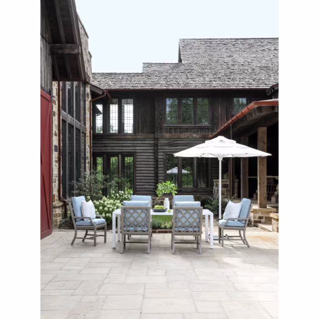 Lane Venture Contempo 84" Aluminum Rectangular Dining Table